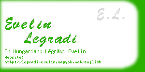 evelin legradi business card