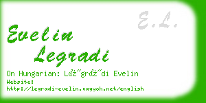 evelin legradi business card